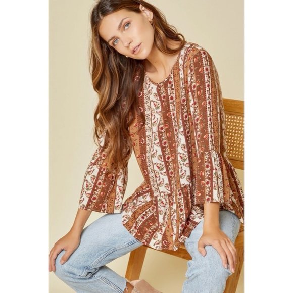 ANDREE FLARE BLOUSE - Picture 5 of 5